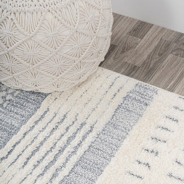 Kerstin Geometric High-low Area Rug